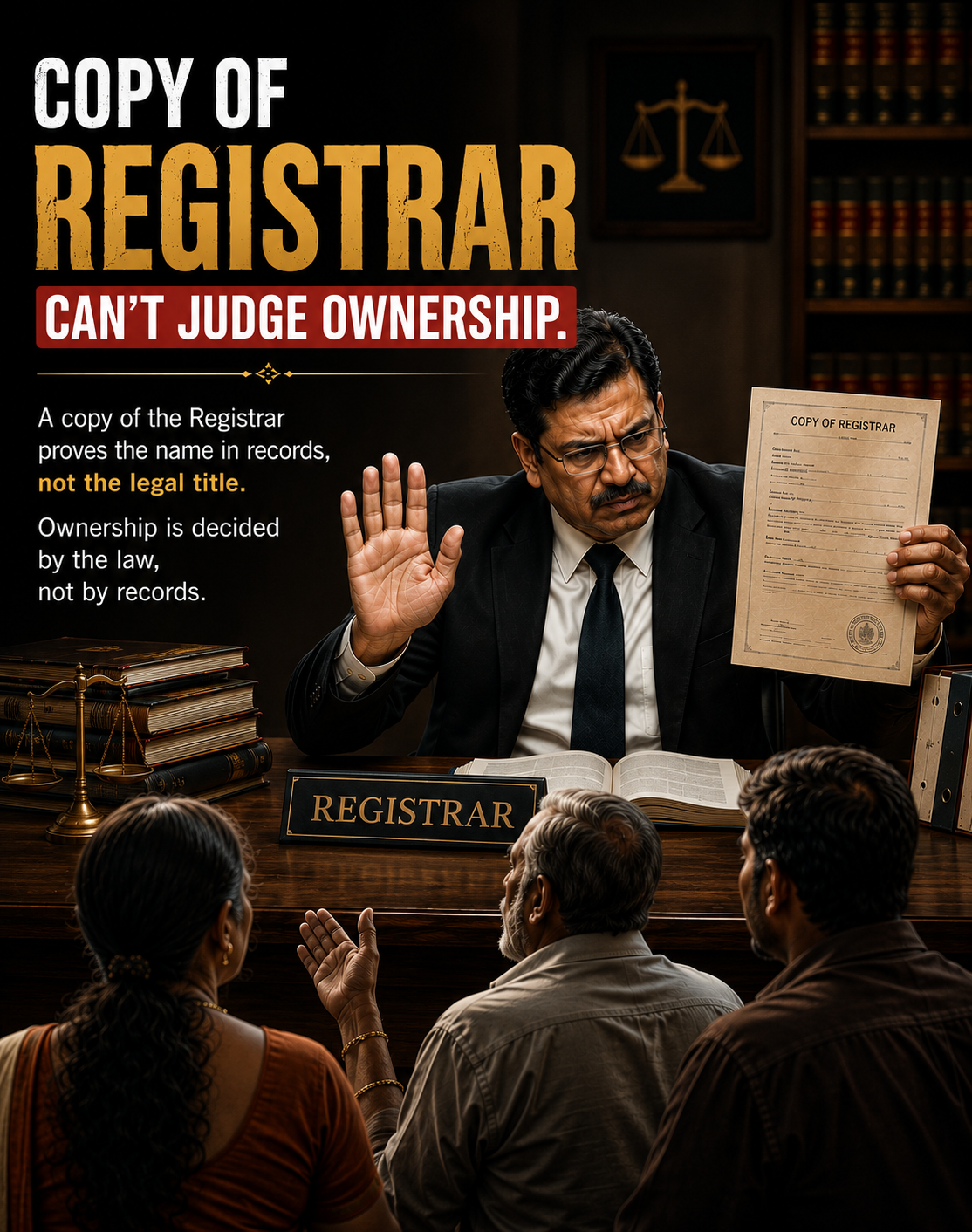Copy of Registrar Can’t Judge Ownership