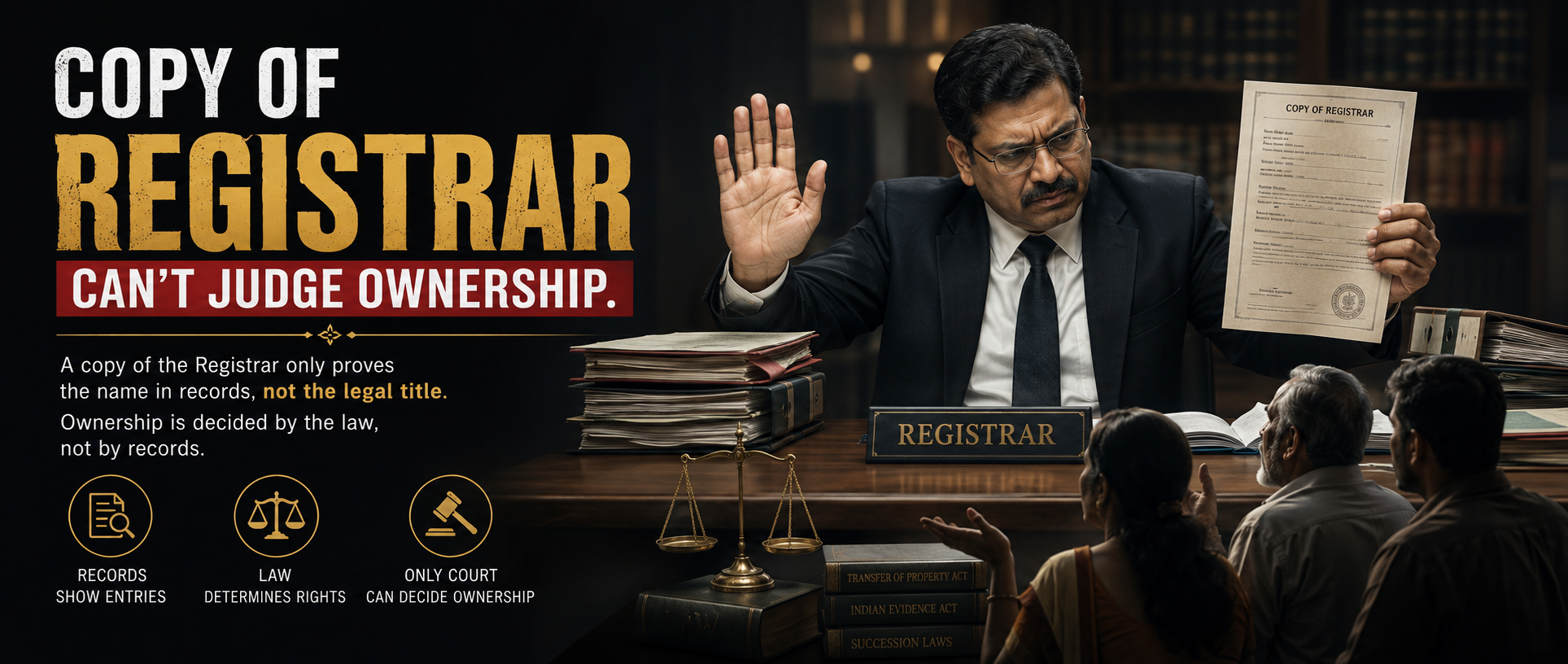Copy of Registrar Can’t Judge Ownership