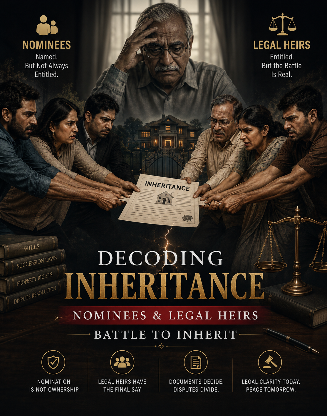 Decoding Inheritance: Nominees & Legal Heirs Battle to Inherit