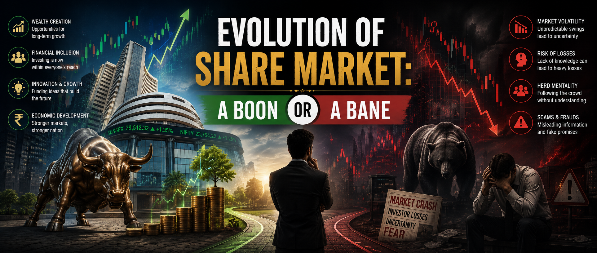EVOLUTION OF SHARE MARKET: A BOON OR A BANE