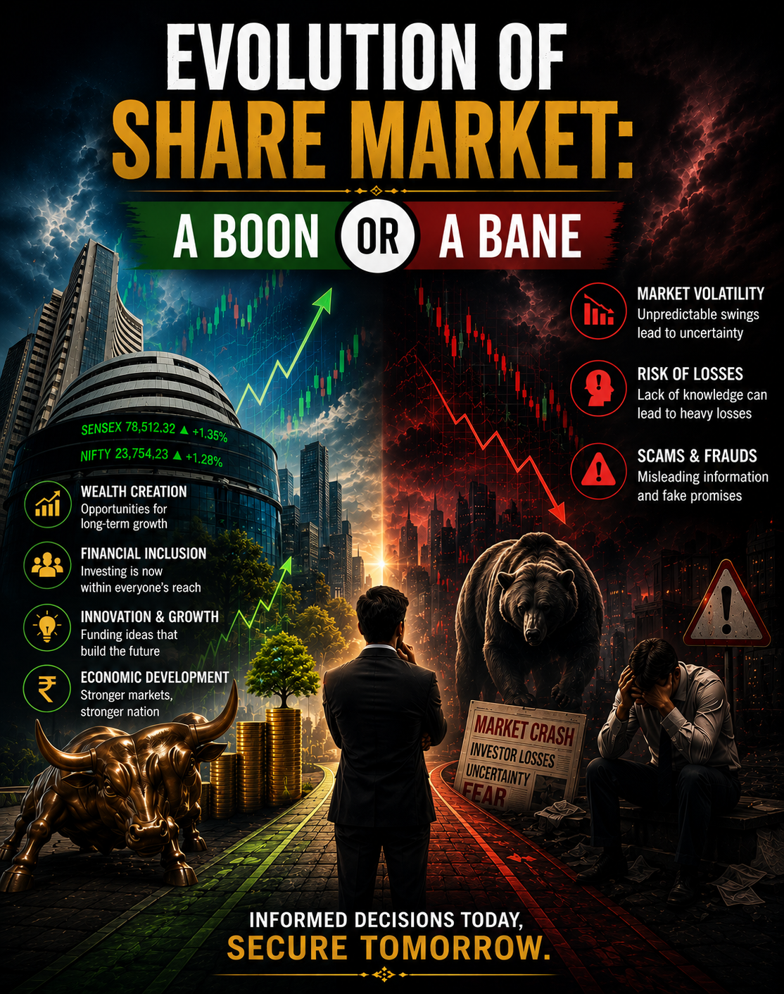 EVOLUTION OF SHARE MARKET: A BOON OR A BANE